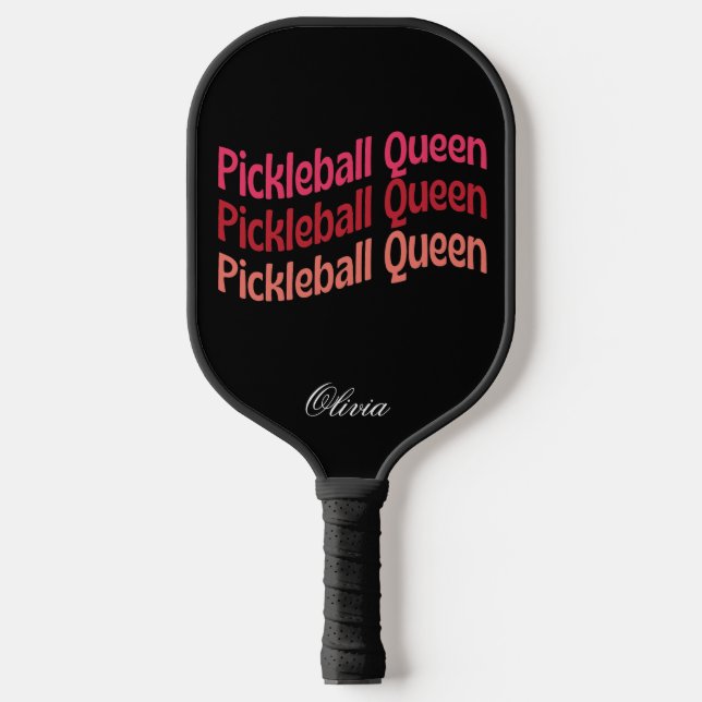 Fancy Custom Pickleball Queen Women's  Paddle (Front)