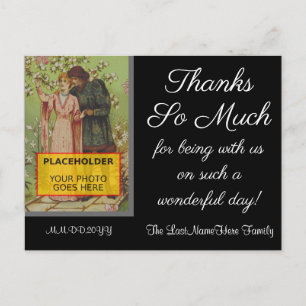 Fancy, Customisable "Thanks So Much" Postcard