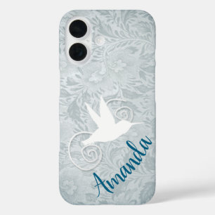 Fancy Cut-Out Hummingbird iPhone 16 Case