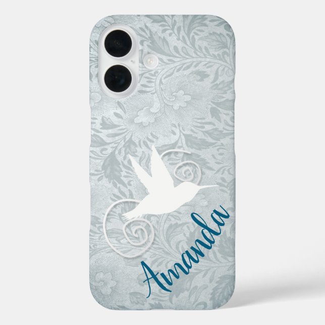 Fancy Cut-Out Hummingbird Case-Mate iPhone Case (Back)