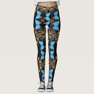 Fancy Cute Colourful Butterfly Collage Designed Leggings