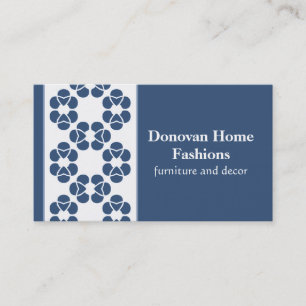 Fancy Diva Business Card, Royal Blue Card
