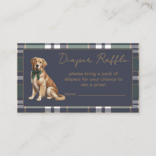 Fancy Dog R.L. theme Diaper Raffle Enclosure Card