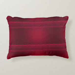 Fancy & Elegant Red Background Stylish Decorative Cushion