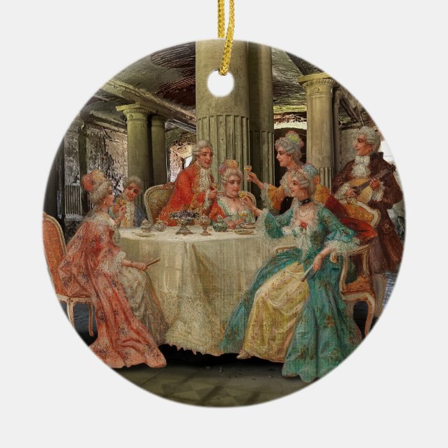 Fancy Feast Ceramic Tree Decoration (Front)