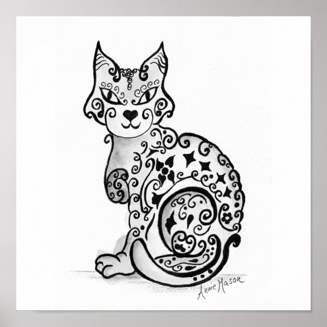 Fancy Feline Poster (Front)