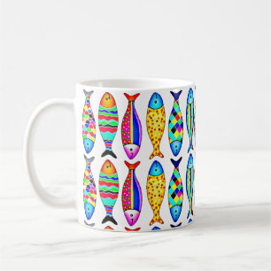 Fancy fish coffee mug