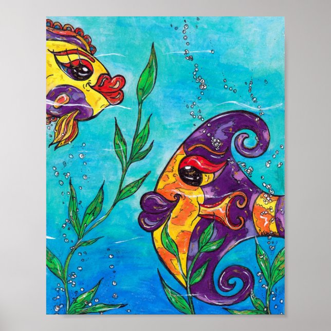 Fancy Fish Print (Front)