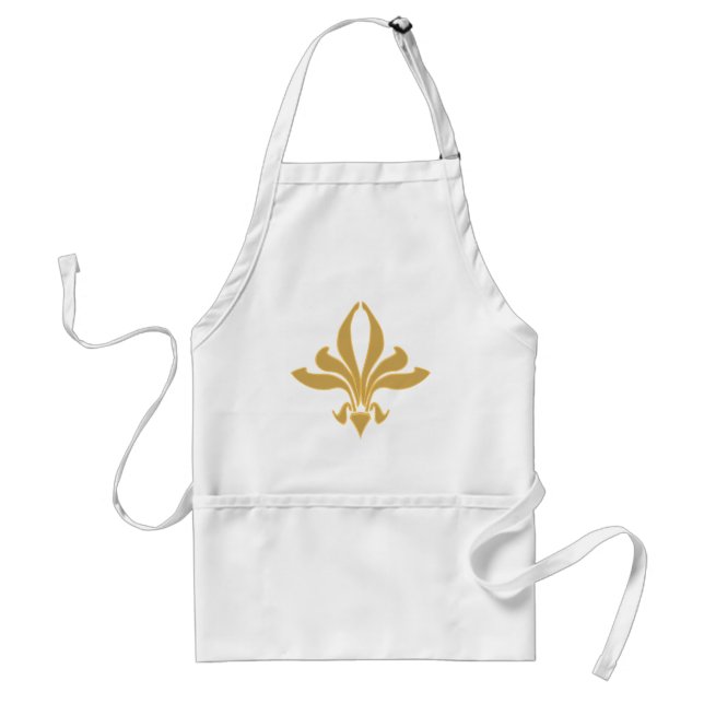 Fancy Fleu De Lis Apron (Front)