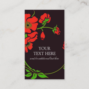 Fancy Floral Business Card