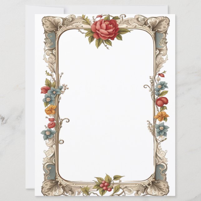 Fancy Floral Frame (Front)