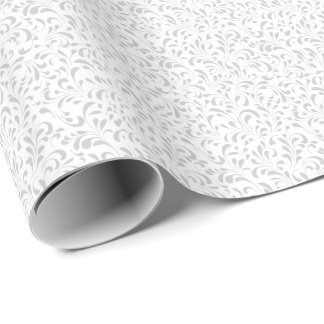 Fancy Floral Wedding Luxury Wrapping Paper