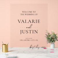 Fancy Font Clear Welcome Wedding
