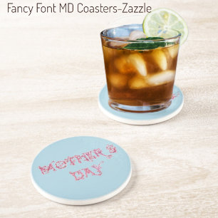 Fancy Font MD Coaster