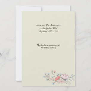 Fancy Frame 5x7 Bridal Shower Invitation