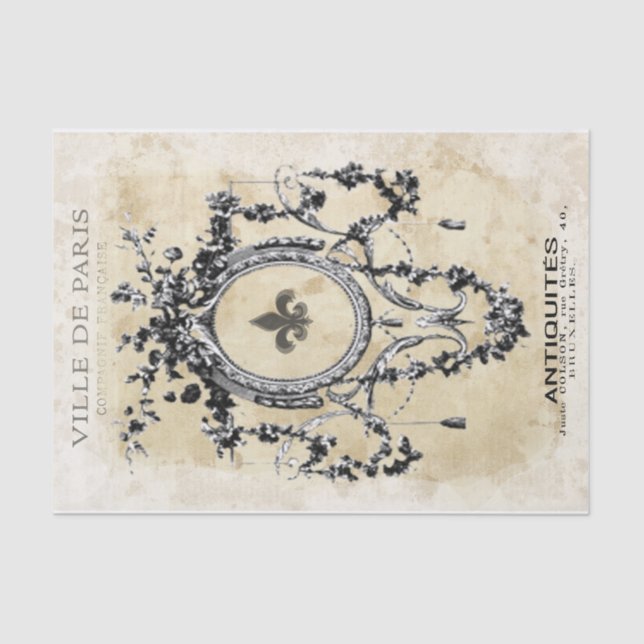 Fancy Frame Tissue Paper (Front)