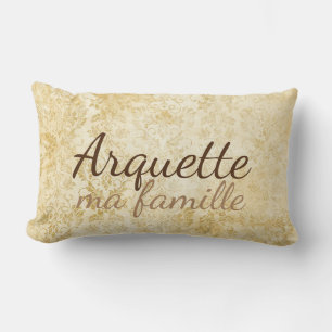 Fancy French My Family Customisable Lumbar Cushion