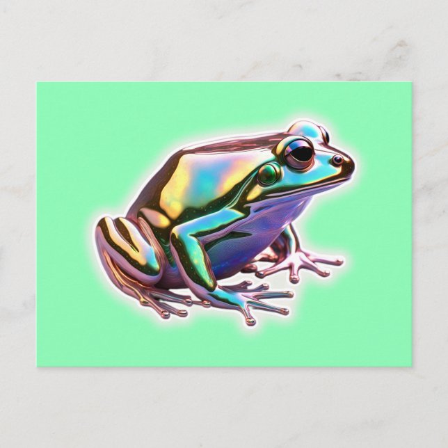 Fancy Frog Postcard (Front)