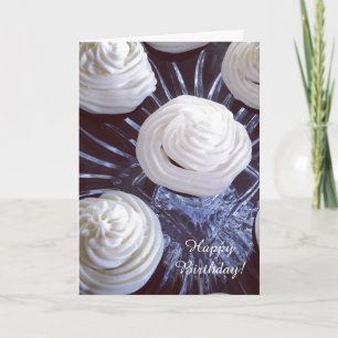 Fancy Frosted Birthday Cupcakes Card