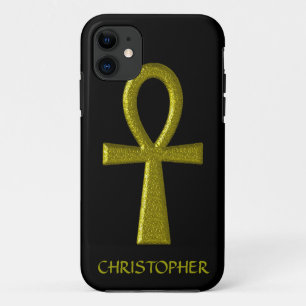 Fancy Gold Ankh Case-Mate iPhone Case