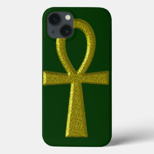 Fancy Gold Ankh iPhone 13 Case