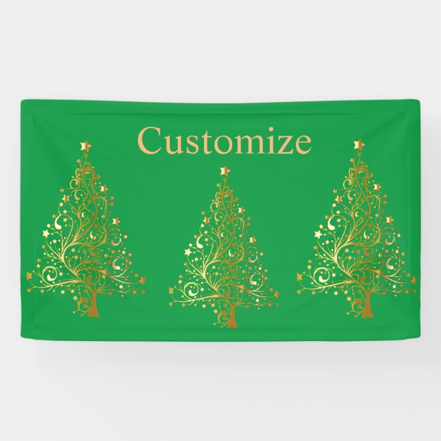Fancy Gold Christmas Tree Thunder_Cove  Banner (Horizontal)