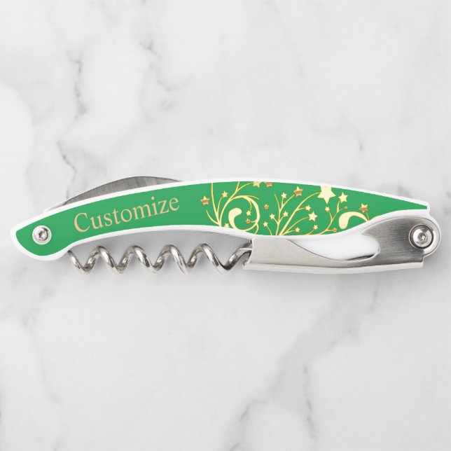 Fancy Gold Christmas Tree Thunder_Cove  Corkscrew (Back)