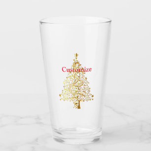 Fancy Gold Christmas Tree Thunder_Cove Glass
