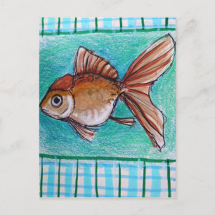 Fancy Goldfish Postcard