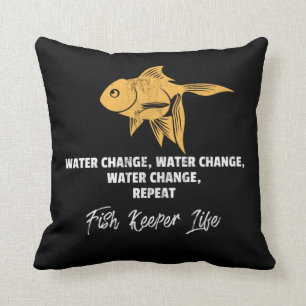 Fancy Goldfish Types Schooling Tropical Community  Cushion