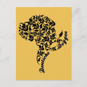 Fancy Great Dane Portrait Postcard