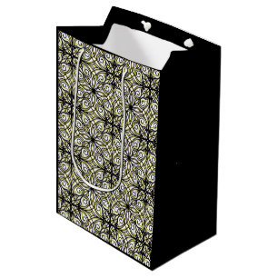 Fancy Green Medium Gift Bag