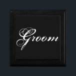Fancy Groom Gift Box<br><div class="desc">For the groom to let the world know the news. Perfect for wedding events.</div>