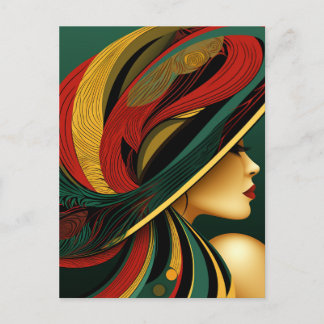 FANCY HAT PARADE #10 POSTCARD