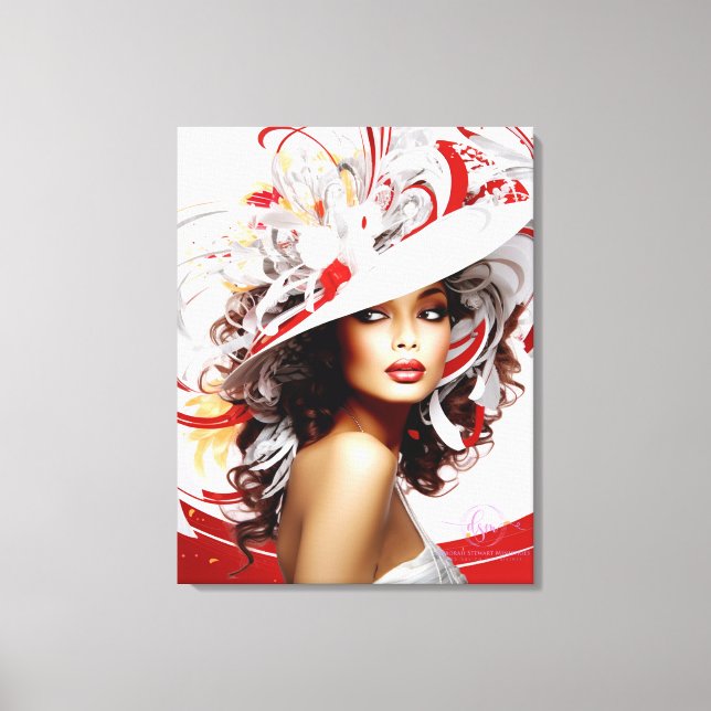 FANCY HAT PARADE #2 CANVAS PRINT (Front)