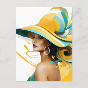 FANCY HAT PARADE #5 POSTCARD