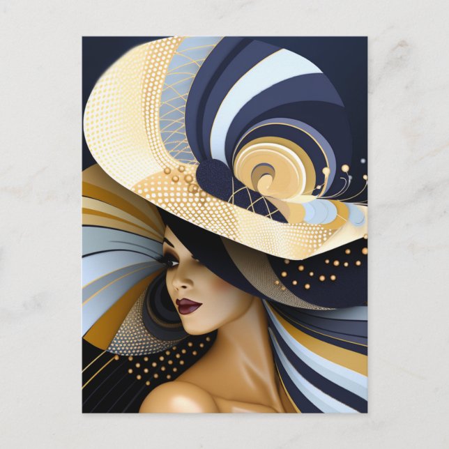 FANCY HAT PARADE #9 POSTCARD (Front)