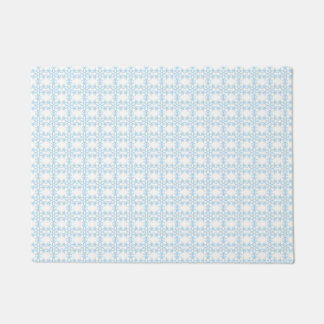 Fancy Holiday Artistic Snowflake Pattern Christmas Doormat