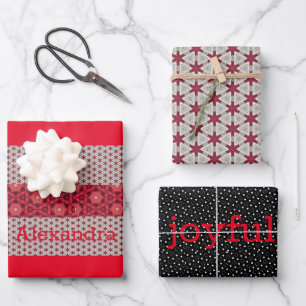 Fancy Holiday Gift Wrap Presentation Package