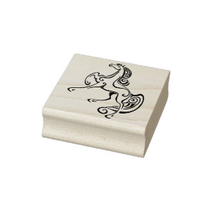 fancy horse art stamp