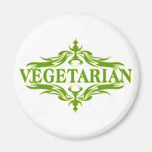 Fancy In Green - Vegetarian Magnet