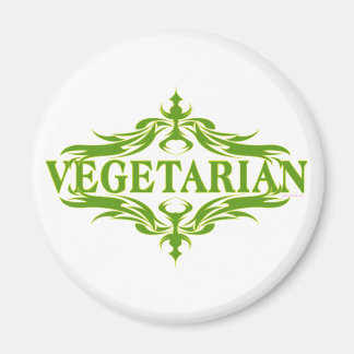 Fancy In Green - Vegetarian Magnet
