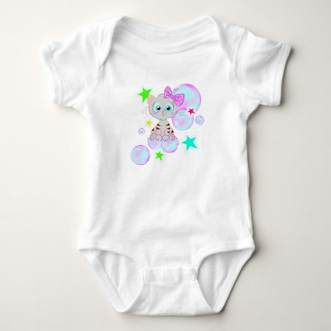 Fancy Kitten - Baby Bodysuit (Front)