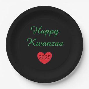 Fancy Kwanzaa Paper Plate