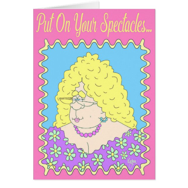 FANCY LADY Mother's Day Card (Front)