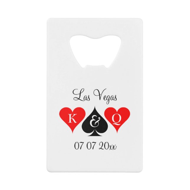Fancy Las Vegas wedding destination custom gift (Front)