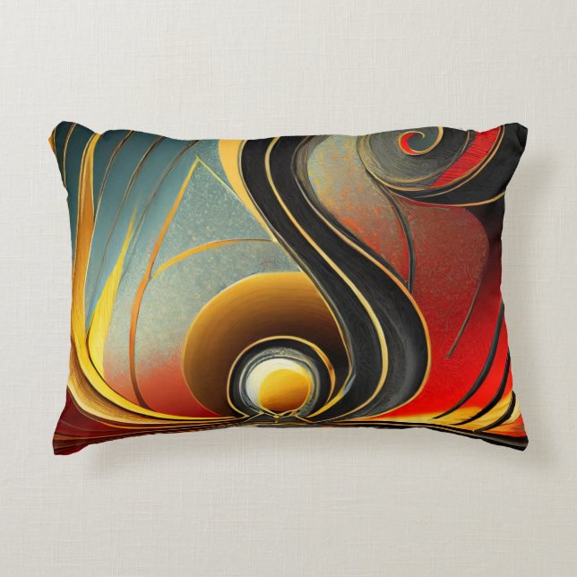 Fancy Latest Design Printed  Decorative Cushion (Front)