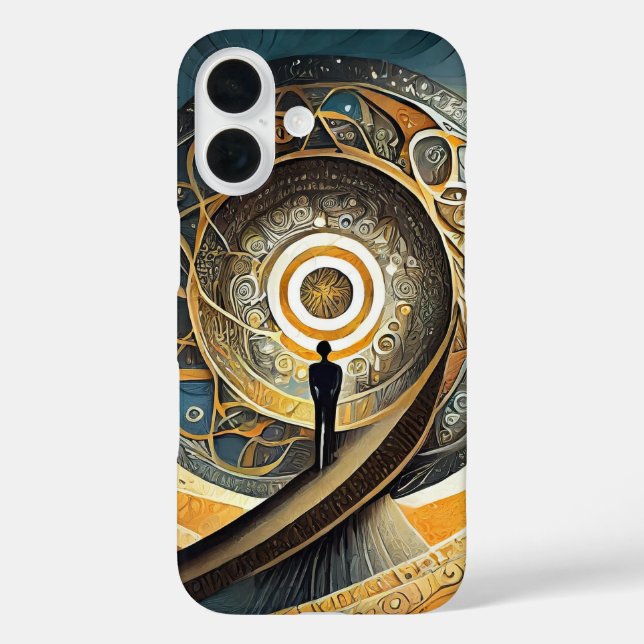 Fancy Latest Print iPhone 16 Case (Back)