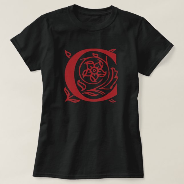 Fancy Letter C T-Shirt (Design Front)