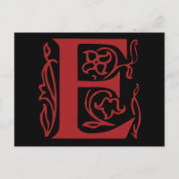 Fancy Letter E